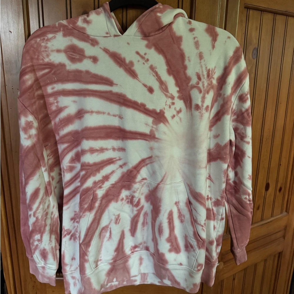 GAP Pink and White Hoodie